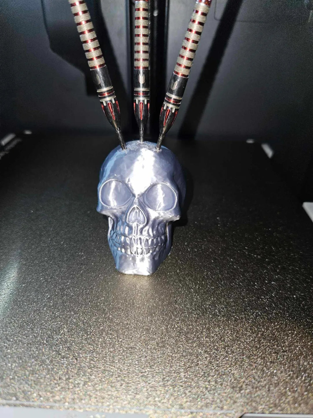 Skull dart stand