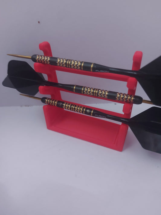 Horizontal darts holder